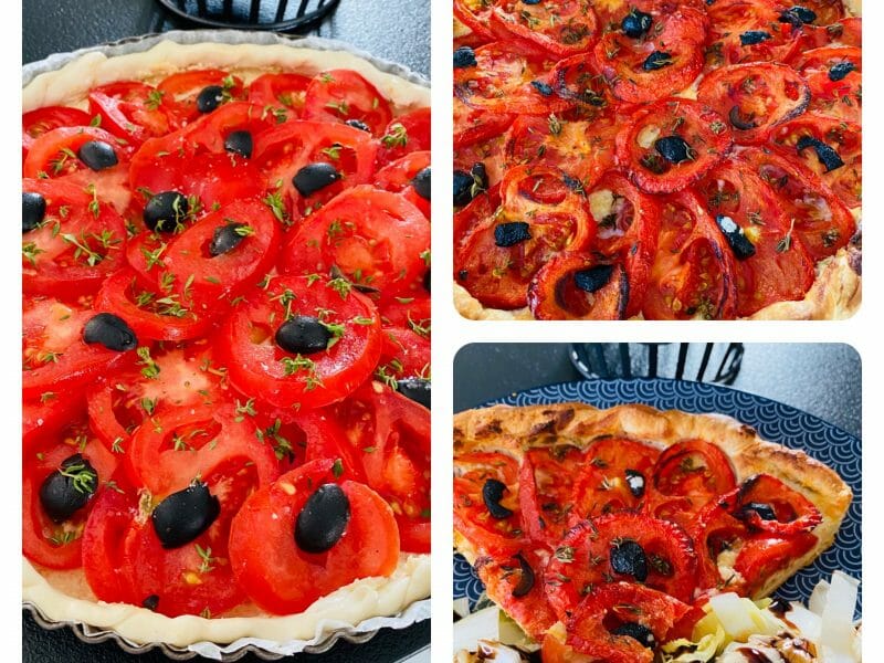 Cliquez pour zoomer ! Tarte tomates et amandes Thermomix par Sylvie