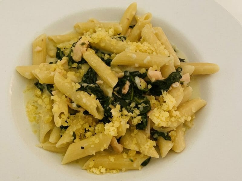 Cliquez pour zoomer ! One pot pasta – épinards et saumon fumé Thermomix par Sylvie