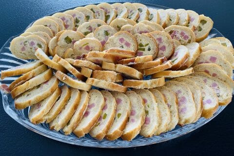 Cliquez pour zoomer ! Baguette farcie au jambon Thermomix par Sylvie