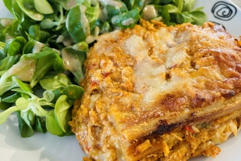Cliquez pour zoomer ! Lasagnes au poulet et poivrons Thermomix par Sylvie