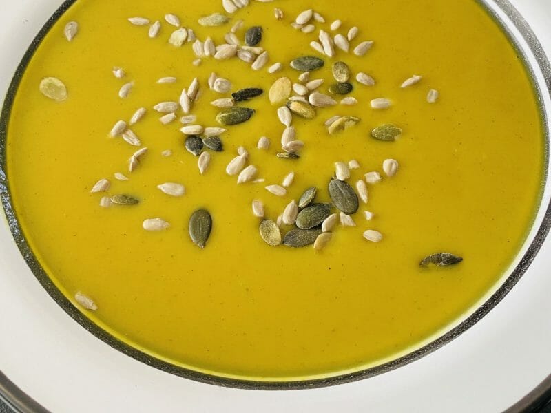 Cliquez pour zoomer ! Potage coco butternut au garam masala Thermomix par Sylvie
