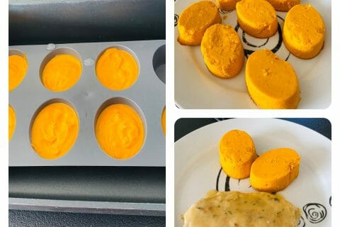 Cliquez pour zoomer ! Flans de potiron au parmesan Thermomix par Sylvie