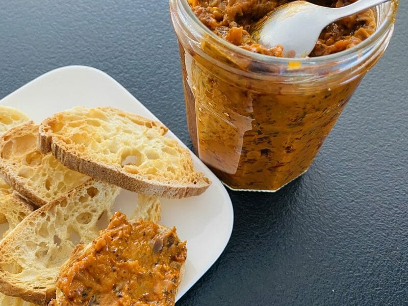 Cliquez pour zoomer ! Tartinade d’aubergines et tomates Thermomix par Sylvie