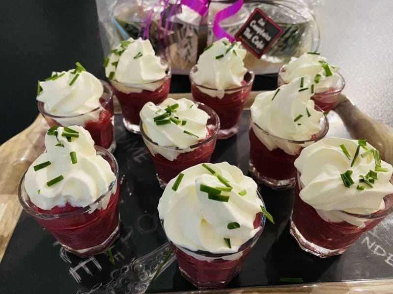 Cliquez pour zoomer ! Verrines de betterave Thermomix par Sylvie