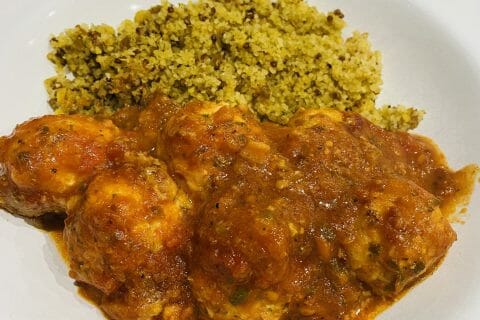 Cliquez pour zoomer ! Boulettes de dinde à l’italienne Thermomix par Sylvie