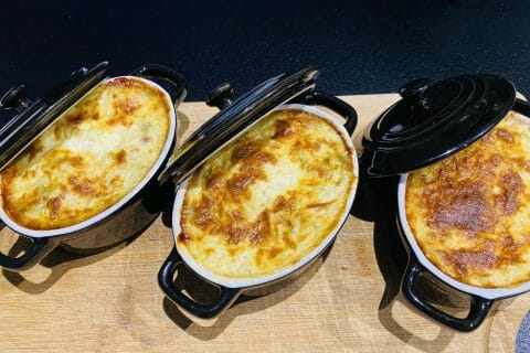 Cliquez pour zoomer ! Clafoutis de poireaux et lardons Thermomix par Sylvie