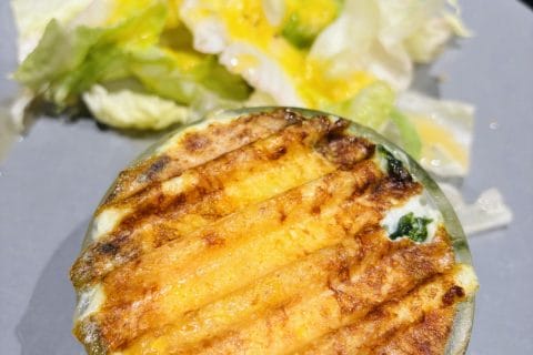 Cliquez pour zoomer ! Oeufs cocotte épinards et chorizo Thermomix par Sylvie