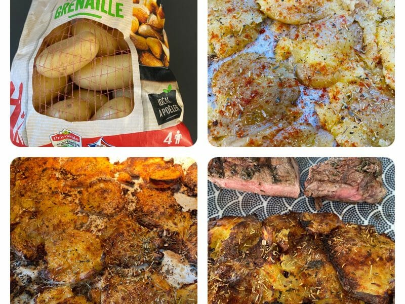 Cliquez pour zoomer ! Smashed potatoes Thermomix par Sylvie