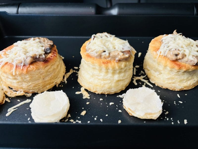 Cliquez pour zoomer ! Vols au vent dinde et champignons Thermomix par Sylvie