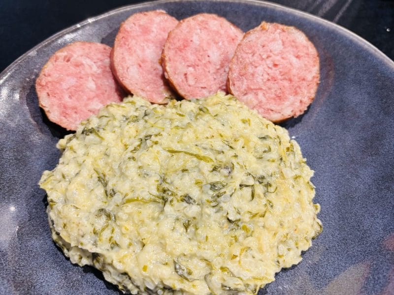 Cliquez pour zoomer ! Risotto chèvre épinards Thermomix par Sylvie