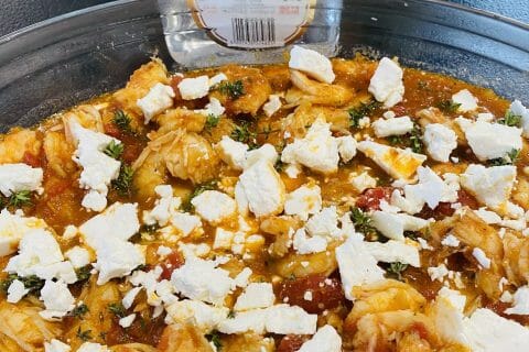 Cliquez pour zoomer ! Crevettes à la grecque Thermomix par Sylvie