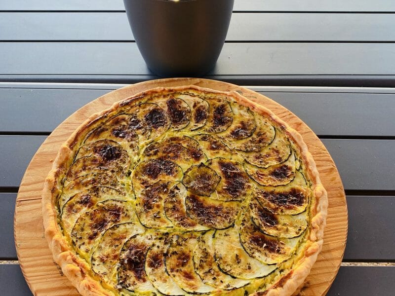 Cliquez pour zoomer ! Tarte courgettes et ricotta Thermomix par Sylvie