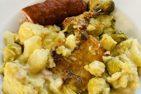 Cliquez pour zoomer ! Gratin de choux de Bruxelles au comté Thermomix par Sylvie