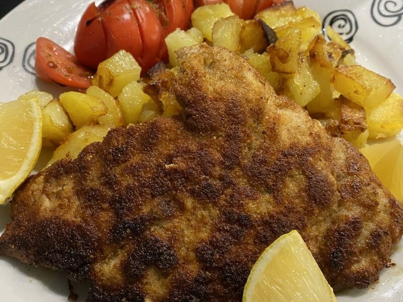 Cliquez pour zoomer ! Escalopes milanaises Thermomix par Sylvie