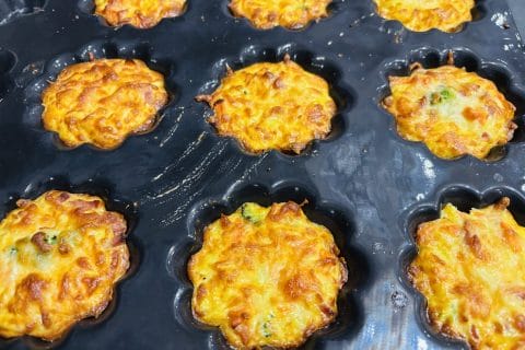 Cliquez pour zoomer ! Bouchées brocoli lardons Thermomix par Sylvie