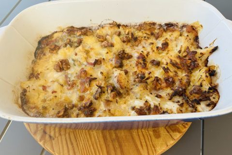 Cliquez pour zoomer ! Gratin de chou-fleur au gorgonzola et aux noix Thermomix par Sylvie
