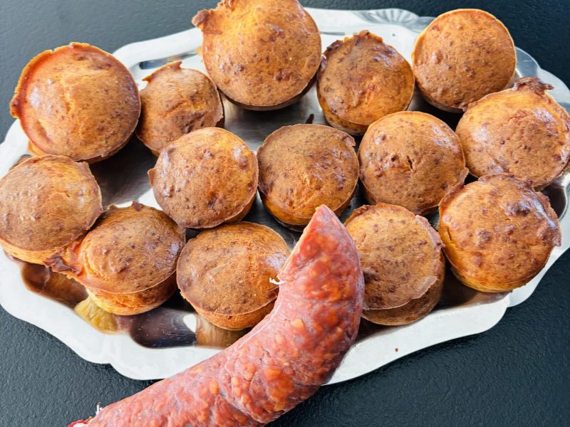 Cliquez pour zoomer ! Bouchées chorizo comté Thermomix par Sylvie