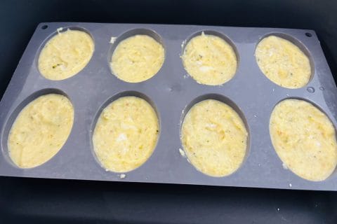 Cliquez pour zoomer ! Petits flans courgettes coeur fondant au gorgonzola Thermomix par Sylvie