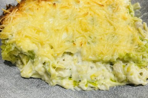Cliquez pour zoomer ! Gratin de ravioles aux poireaux Thermomix par Sylvie