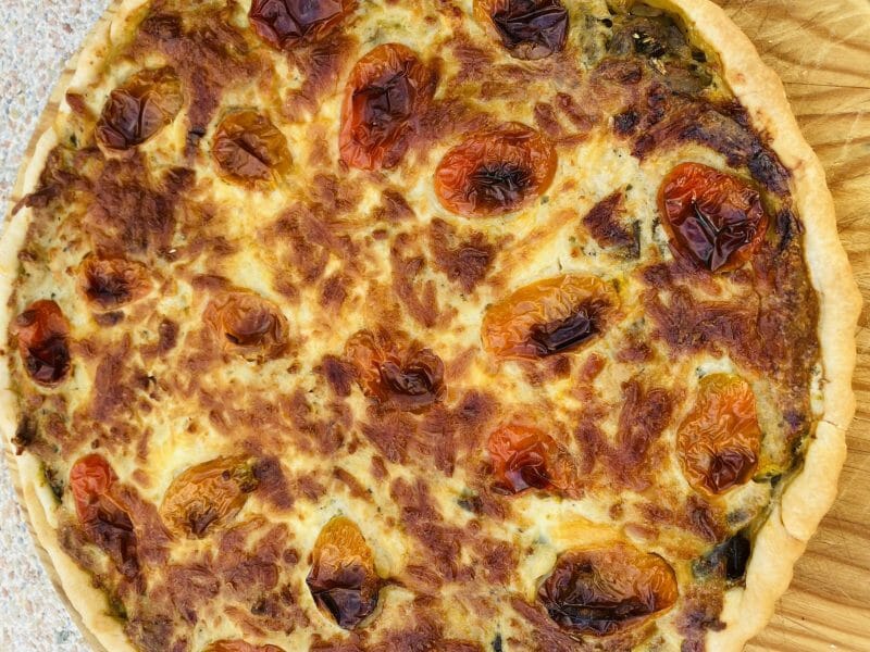 Cliquez pour zoomer ! Quiche thon et aubergines Thermomix par Sylvie