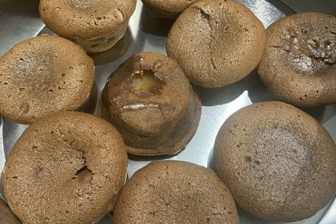 Cliquez pour zoomer ! Fondants aux deux chocolats Thermomix par Sylvie