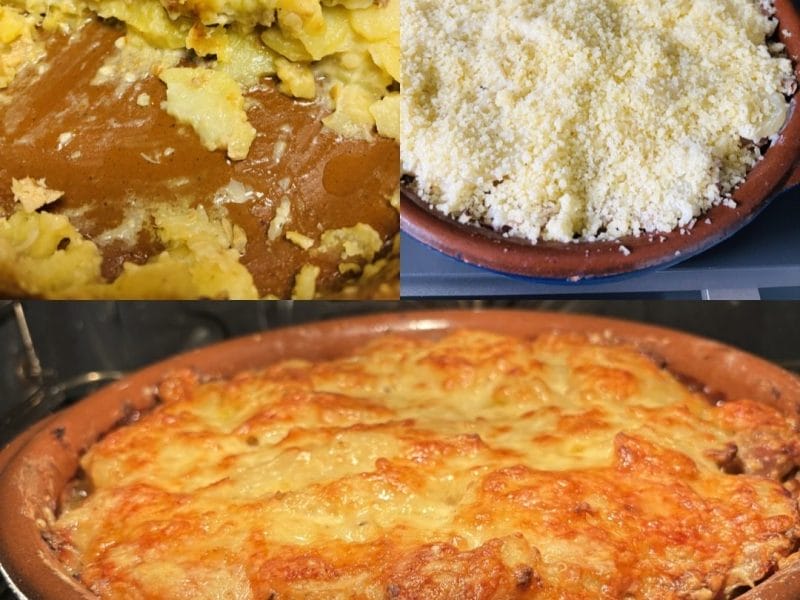 Cliquez pour zoomer ! Gratin dauphinois au confit de canard Thermomix par Sylvie