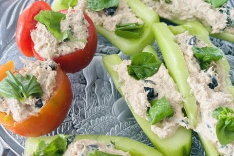 Cliquez pour zoomer ! Tomates farcies au thon Thermomix par Sylvie