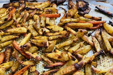 Cliquez pour zoomer ! Frites de légumes Thermomix par Sylvie