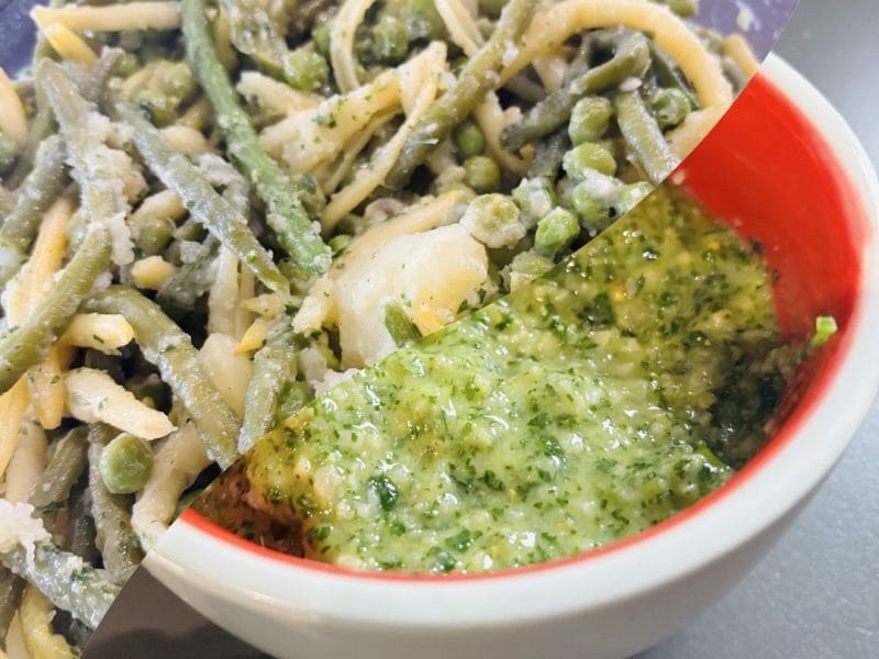 Cliquez pour zoomer ! Pommes de terre et haricots verts à l’ail et au persil Thermomix par Sylvie