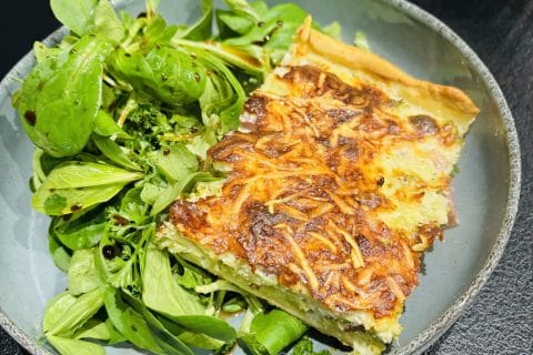 Cliquez pour zoomer ! Tarte aux brocolis et roquefort Thermomix par Sylvie