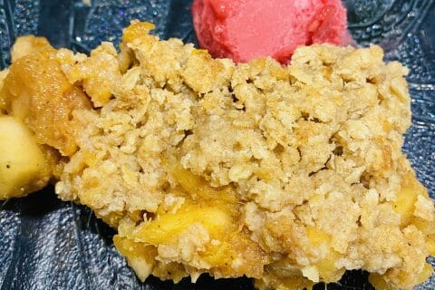Cliquez pour zoomer ! Crumble aux Pommes Thermomix par Sylvie
