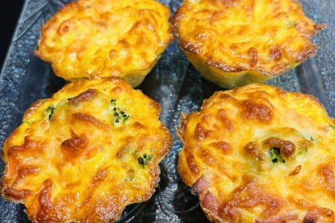 Cliquez pour zoomer ! Bouchées brocoli lardons Thermomix par Sylvie