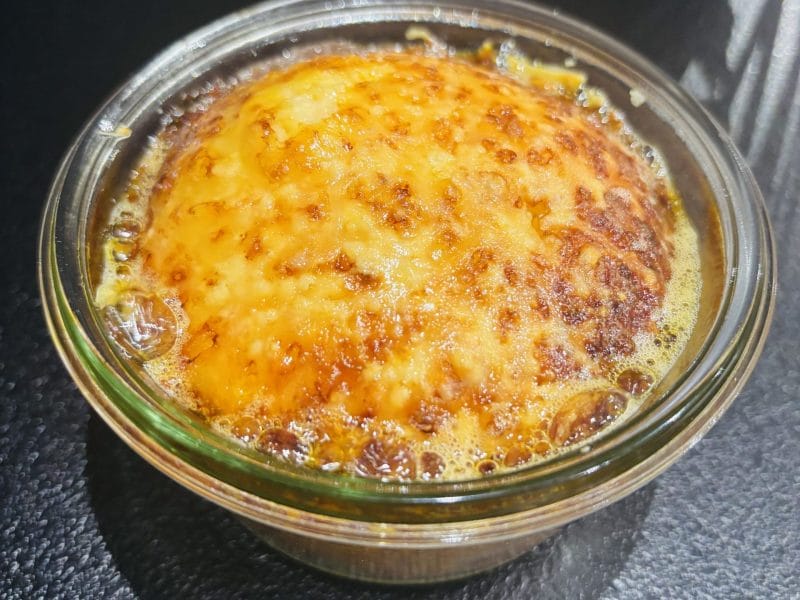 Cliquez pour zoomer ! Clafoutis cancoillotte, poireaux et chorizo Thermomix par Sylvie