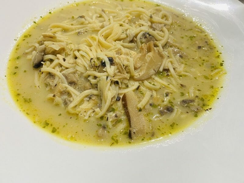 Cliquez pour zoomer ! Soupe au poulet et champignons Thermomix par Sylvie