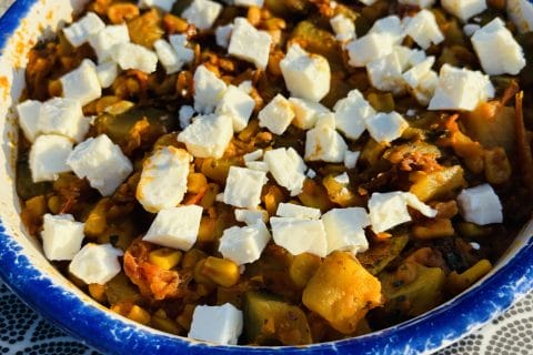 Cliquez pour zoomer ! Poêlée de courgettes à la mexicaine Thermomix par Sylvie