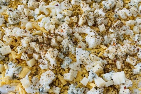 Cliquez pour zoomer ! Pizza 4 fromages Thermomix par Sylvie