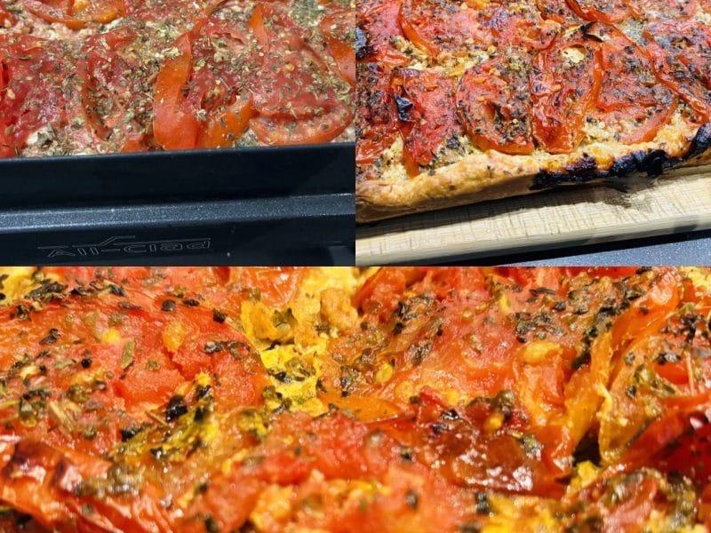 Cliquez pour zoomer ! Tarte salée façon tomates farcies Thermomix par Sylvie
