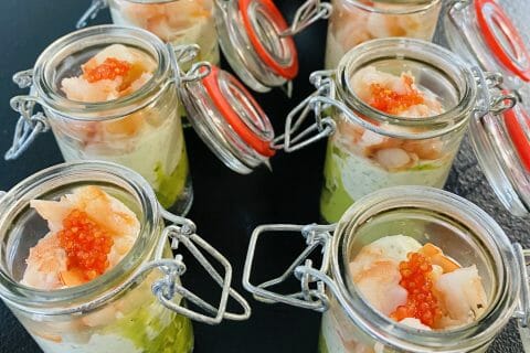 Cliquez pour zoomer ! Verrines saumon avocat Thermomix par Sylvie