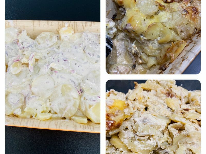 Cliquez pour zoomer ! Gratin de pommes de terre au Boursin Thermomix par Sylvie