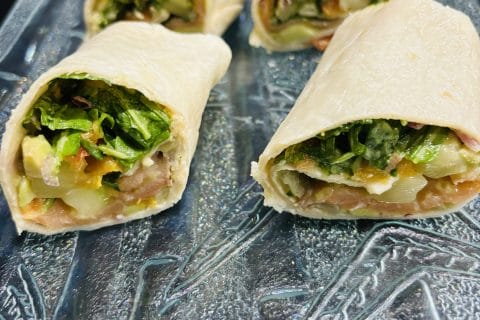 Cliquez pour zoomer ! Wraps au saumon fumé Thermomix par Sylvie