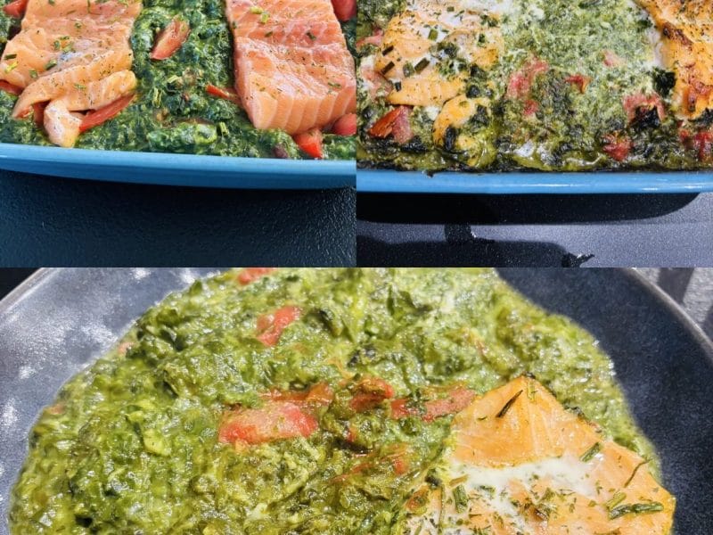 Cliquez pour zoomer ! Saumon à la Toscane Thermomix par Sylvie