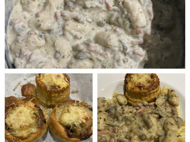 Cliquez pour zoomer ! Cassolettes de champignons aux petits lardons Thermomix par Sylvie