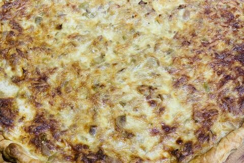 Cliquez pour zoomer ! Quiche au thon et aux olives vertes Thermomix par Sylvie
