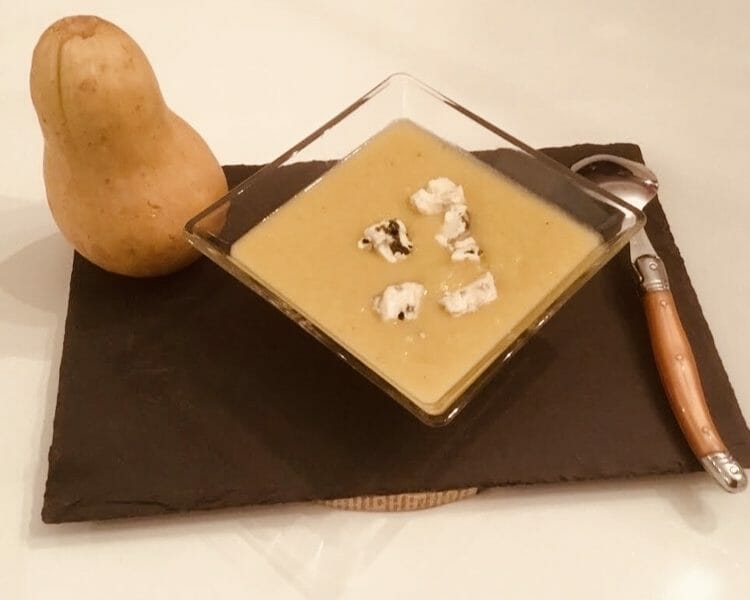 Cliquez pour zoomer ! Velouté de butternut et panais à la fourme d’Ambert Thermomix par Sylvie