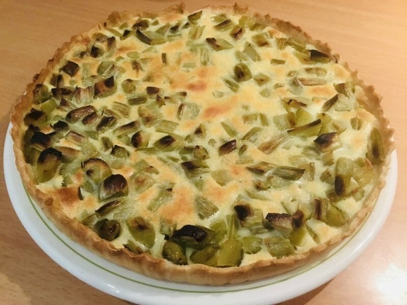 Cliquez pour zoomer ! Tarte à la rhubarbe Thermomix par Sylvie