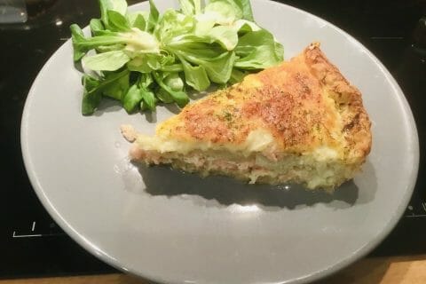 Cliquez pour zoomer ! Tarte au fenouil et saumon au Thermomix