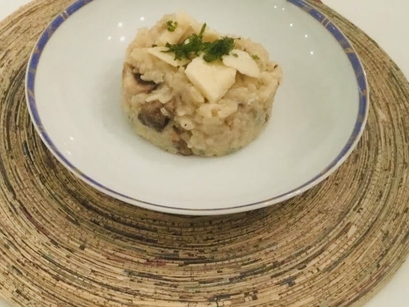 Cliquez pour zoomer ! Risotto au gorgonzola et champignons Thermomix par Sylvie