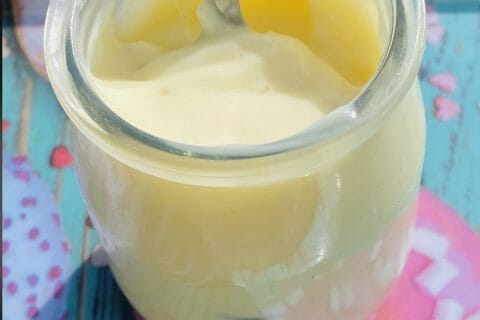 Cliquez pour zoomer ! Crème dessert au chocolat blanc au Thermomix