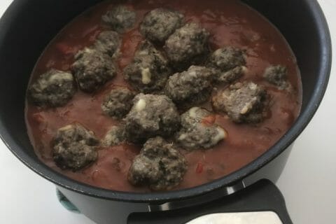 Cliquez pour zoomer ! Boulettes de viandes à la sauce tomate au Thermomix