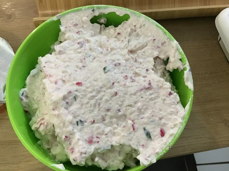 Cliquez pour zoomer ! Rillettes de radis roses au cheese cream Thermomix par MagRo